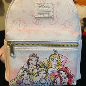 Disney loungefly princess mini backpack